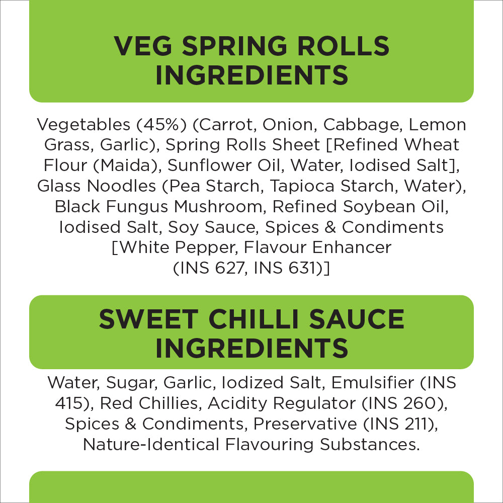 PRASUMA VEG SPRING ROLLS 240G