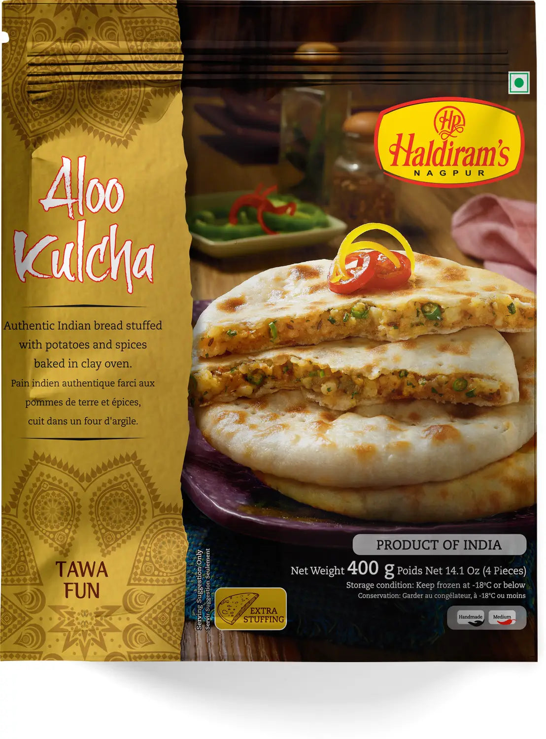Haldiram's Aloo Kulcha 400g