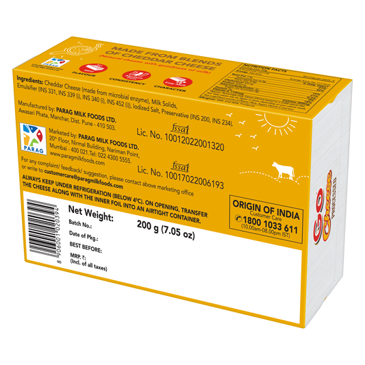 GO Cheese Processed Block 200g