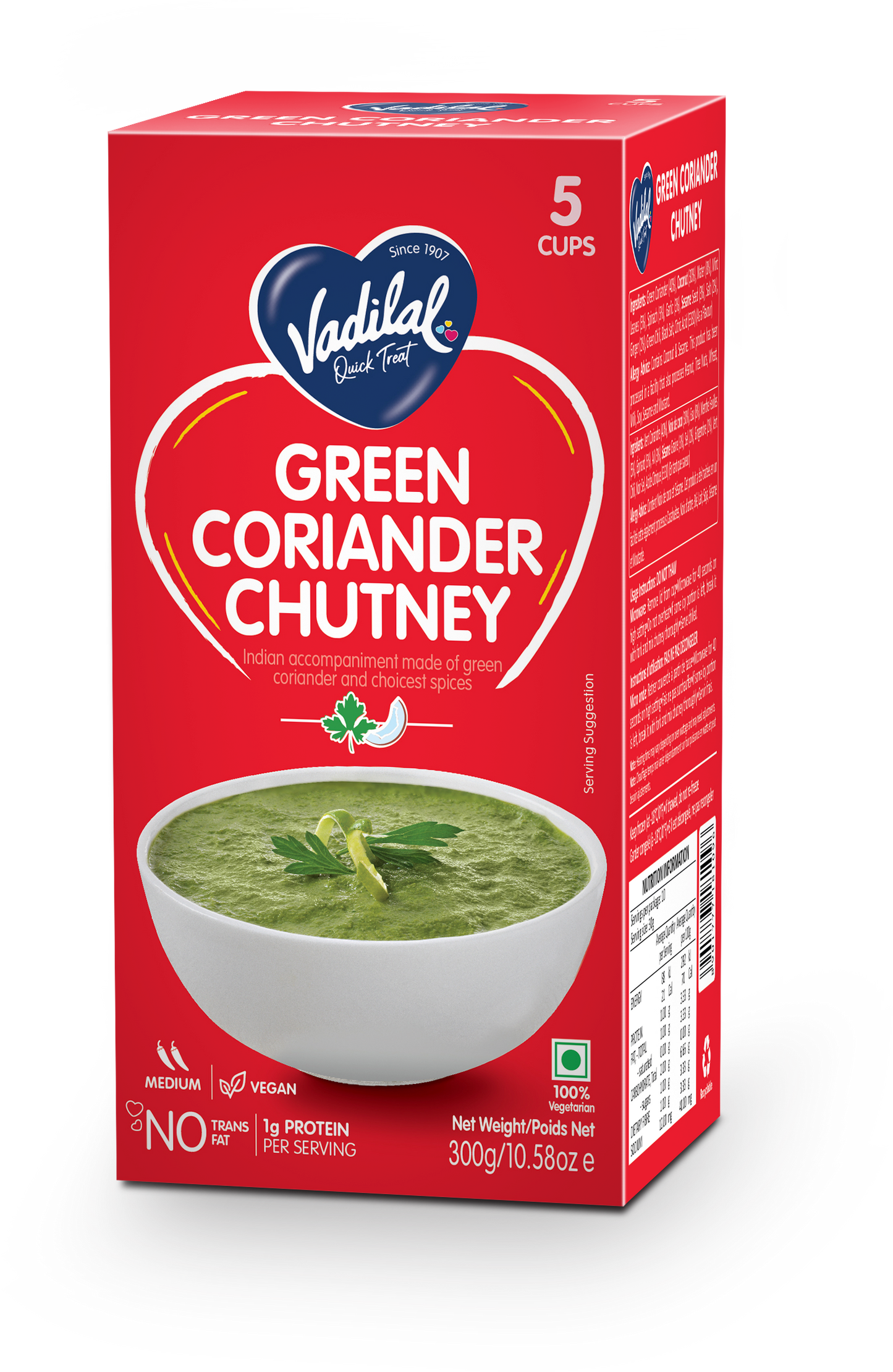 VADILAL GREEN CORIANDER CHUTNEY 300G