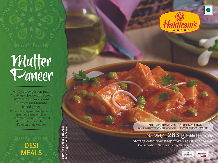 Haldiram's Mutter Paneer 283g