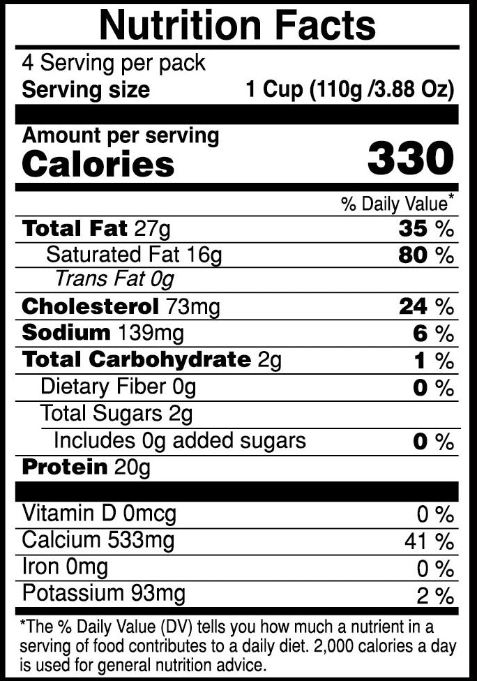 VADILAL MALAI PANEER CUBES 454G