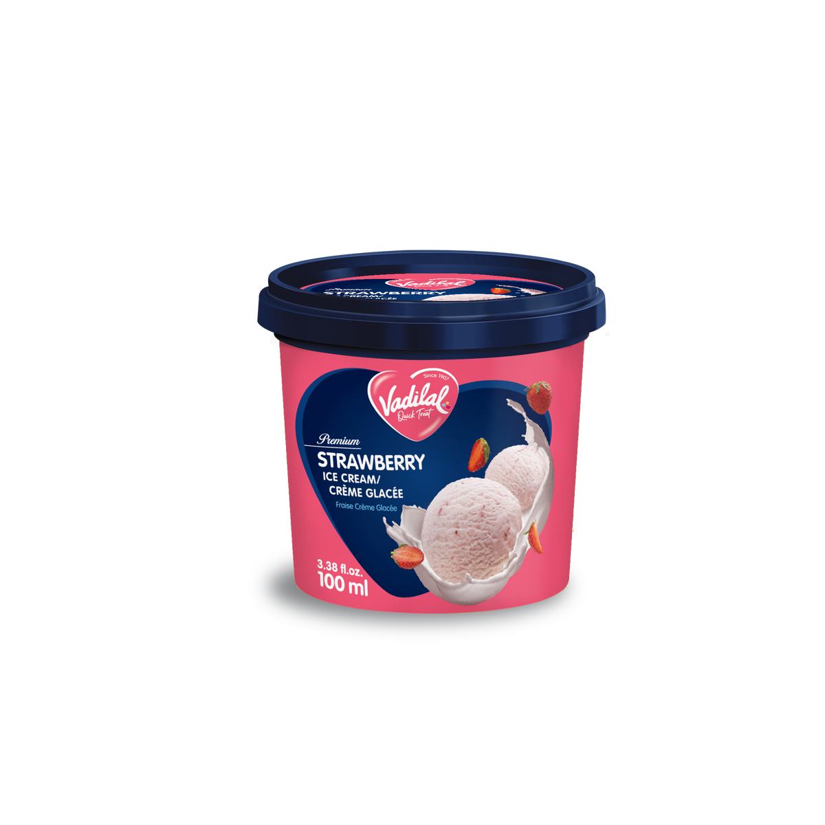 Vadilal Premium Strawberry Ice Cream