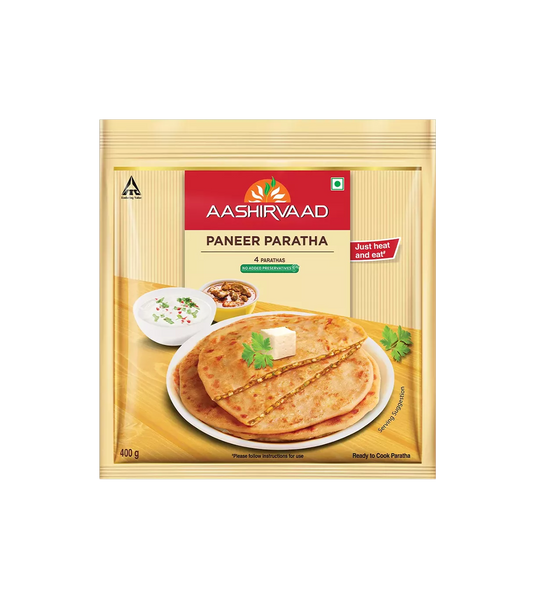 AASHIRVAAD PANEER PARATHA - 400G