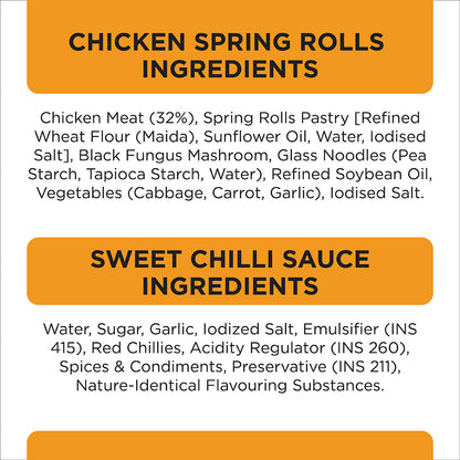 PRASUMA CHICKEN SPRING ROLLS 240G