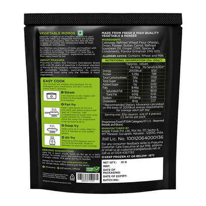 Prasuma Vegetable & Paneer Momos 230g