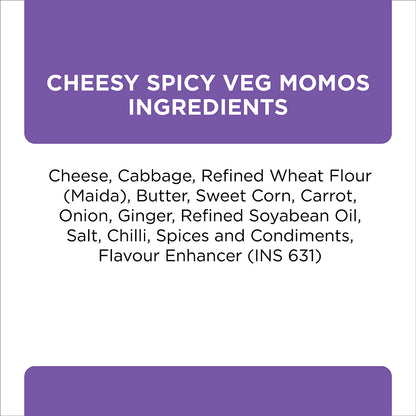 Prasuma Cheesy Spicy Veg Momos 230g