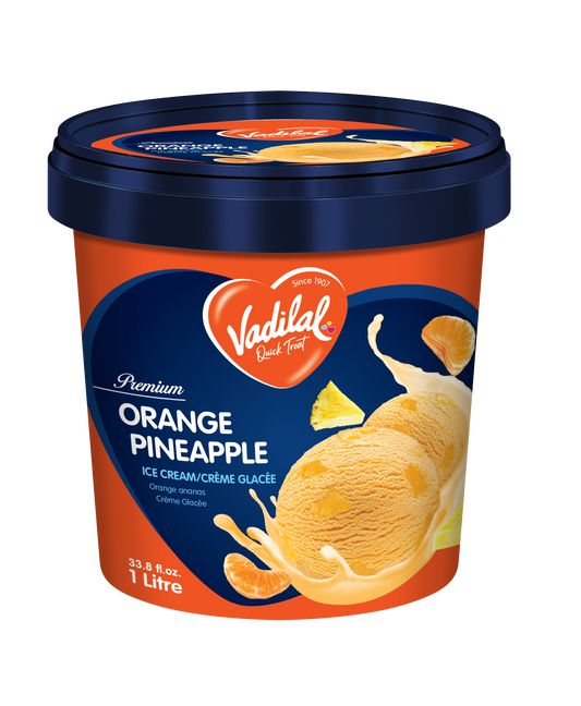 Vadilal Premium Orange Pineapple Ice Cream