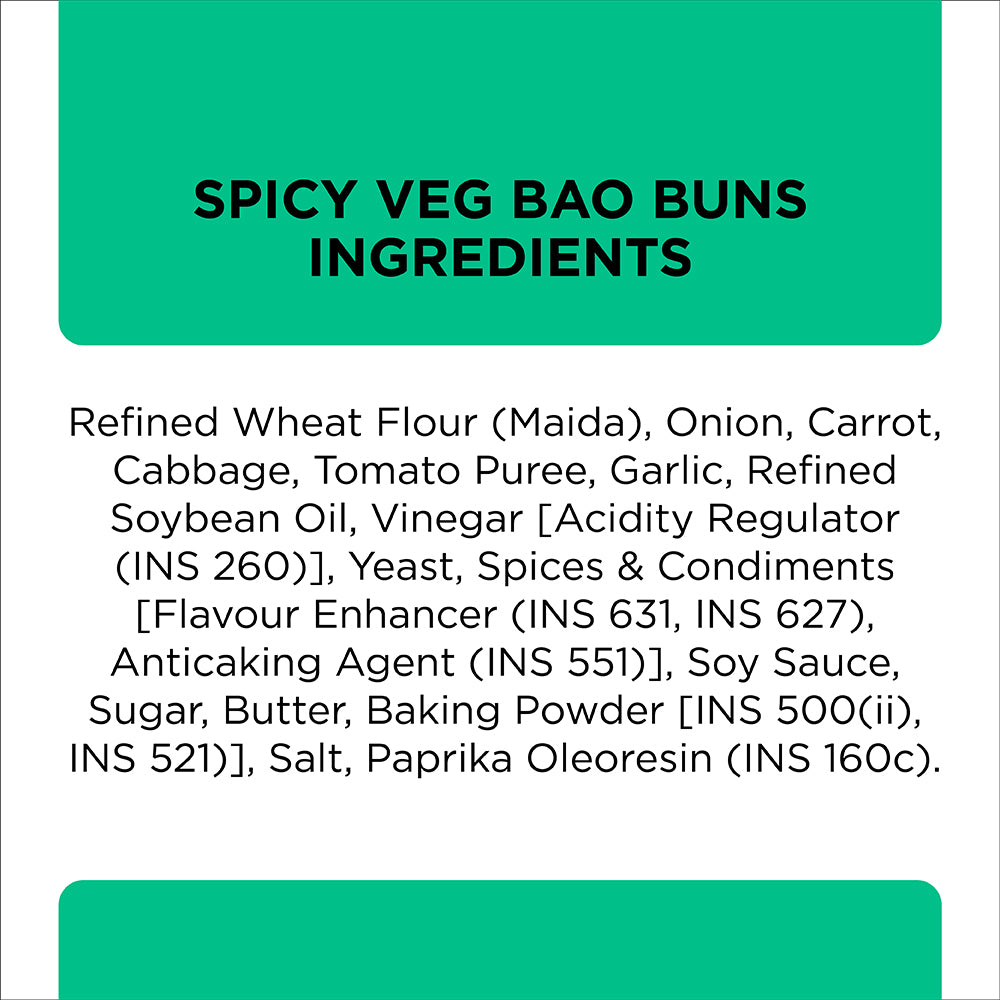 PRASUMA BAO BUNS - SPICY VEG 300G