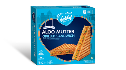 Vadilal Aloo Mutter Grilled Sandwich 215g