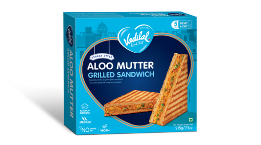 Vadilal Aloo Mutter Grilled Sandwich 215g