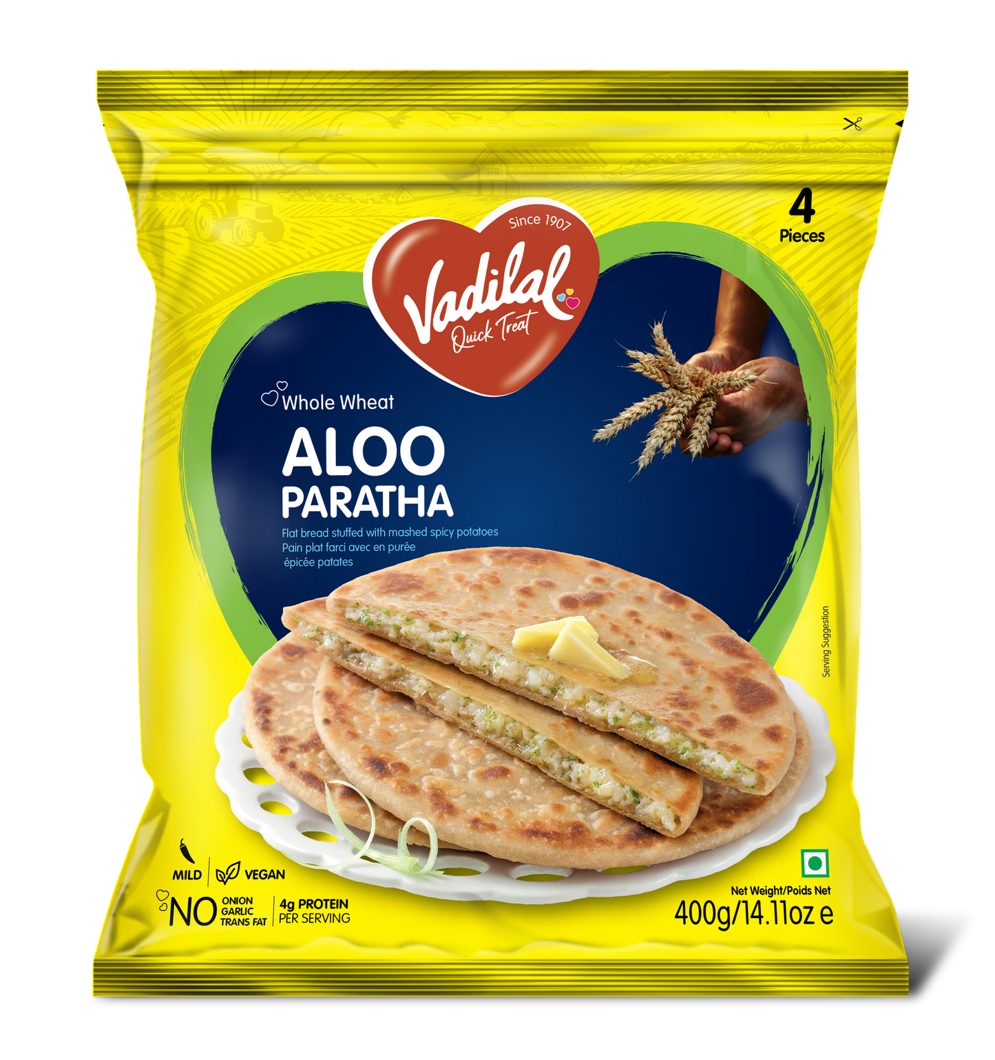 VADILAL ALOO PARATHA 400G
