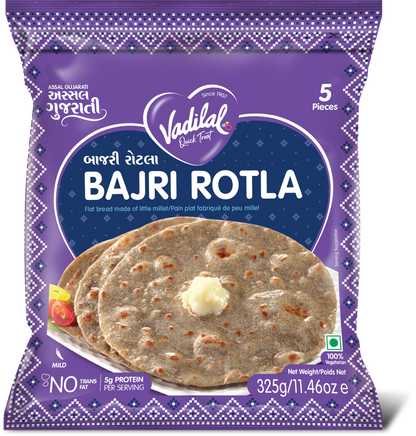 Vadilal Bajri Rotla 325g – 5 Pieces