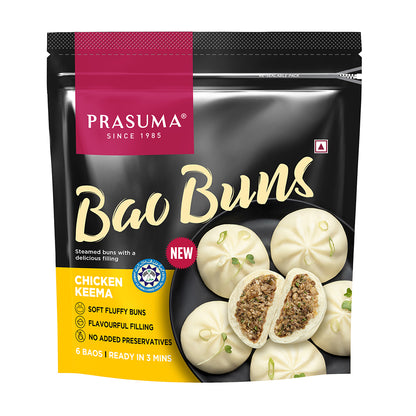 Prasuma Bao Buns - Chicken Keema 300g