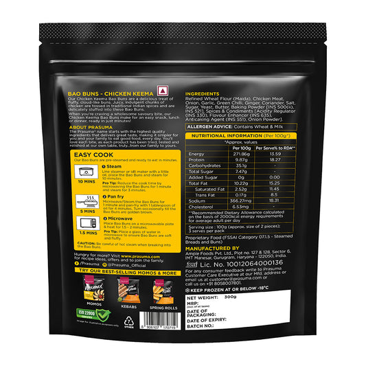 PRASUMA BAO BUNS - CHICKEN KEEMA 300G