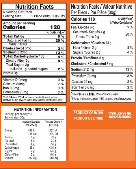 Vadilal Cheese Garlic Bread – 180g