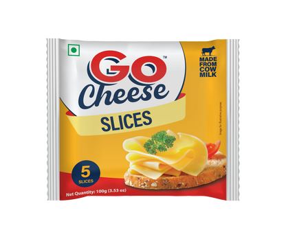 GO Cheese Slices 100g