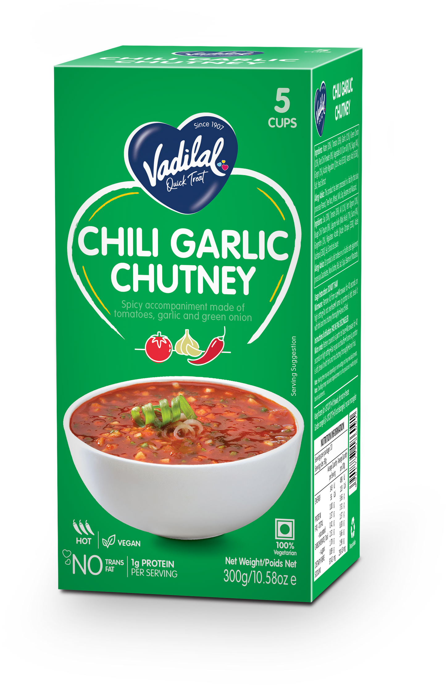 VADILAL CHILI GARLIC CHUTNEY 300G