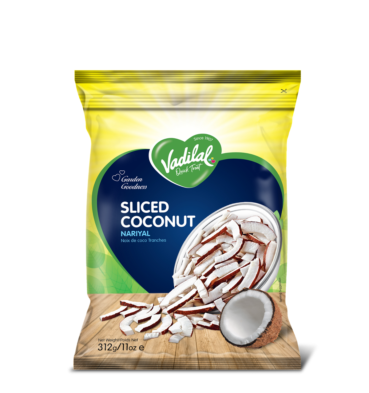 Vadilal Sliced Coconut (Nariyal) – 312g