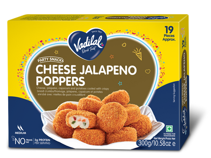 Vadilal Cheese Jalapeno Poppers – 300g