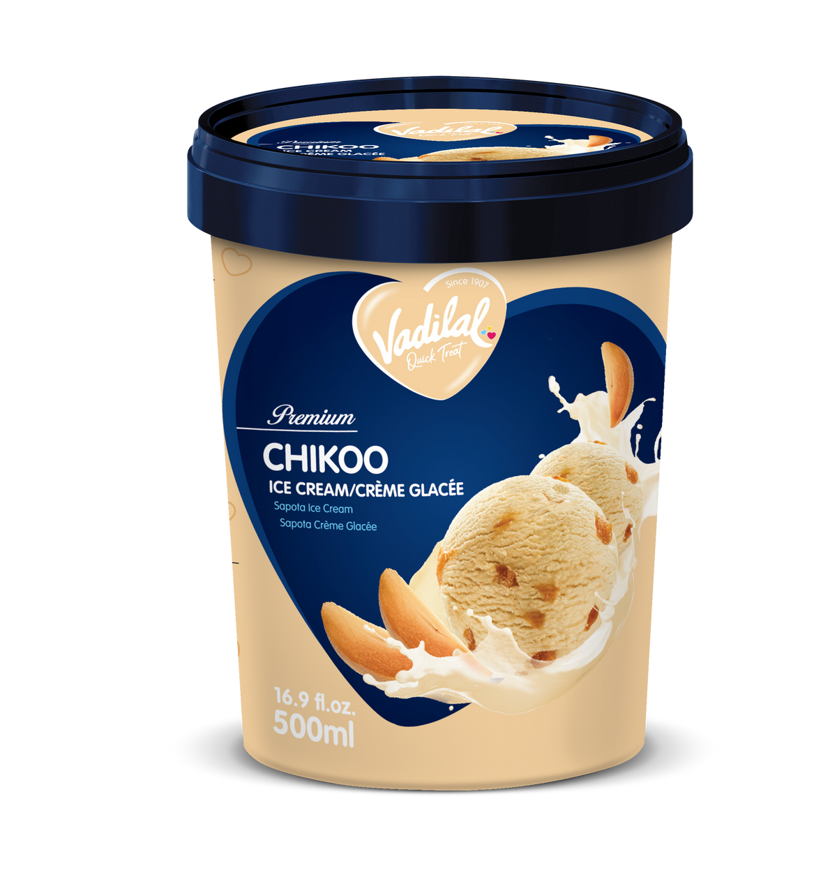Vadilal Premium Chikoo Ice Cream