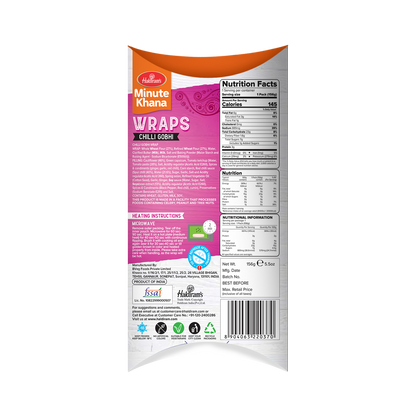 Haldiram's Wrap Chilli Gobhi 156G