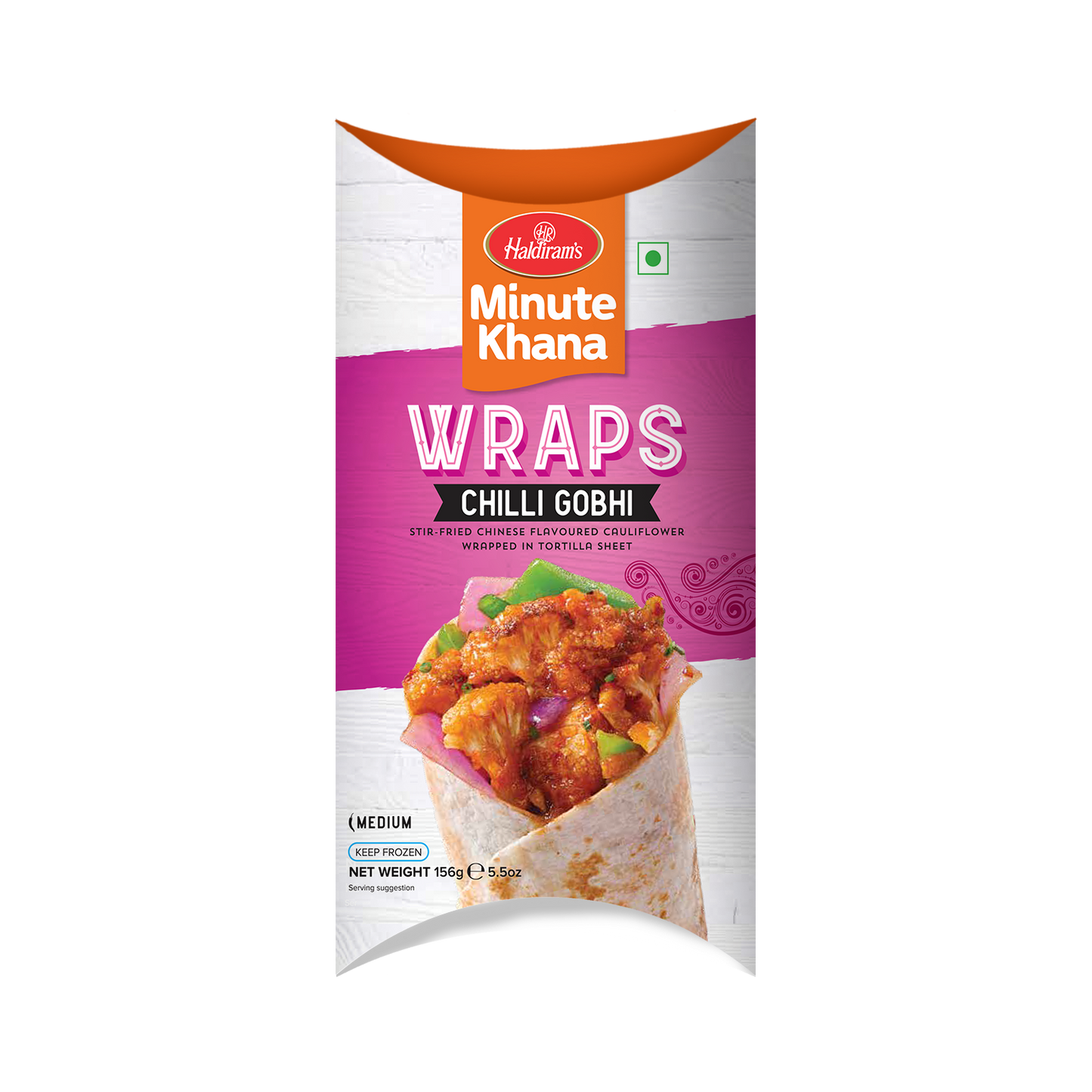 HALDIRAMS (DELHI) WRAP CHILLI GOBHI 156G