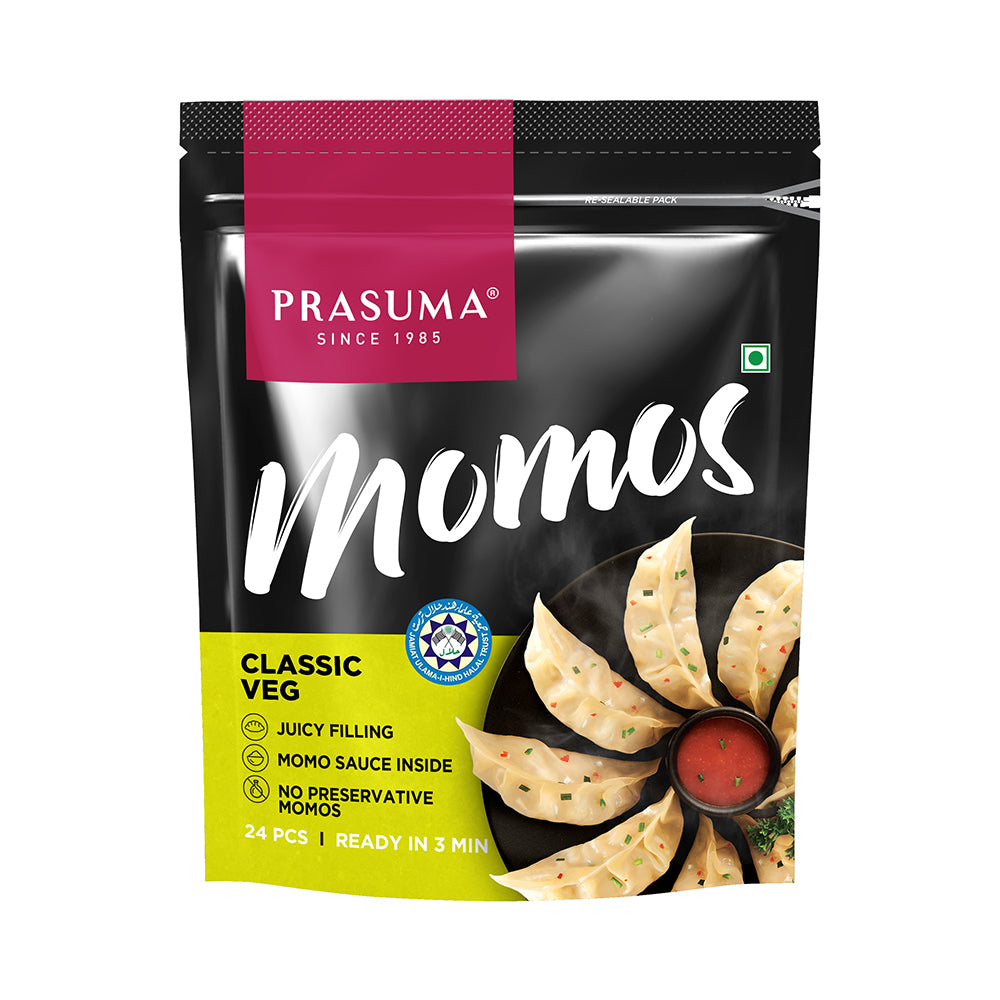 PRASUMA CLASSIC VEG MOMOS 590G