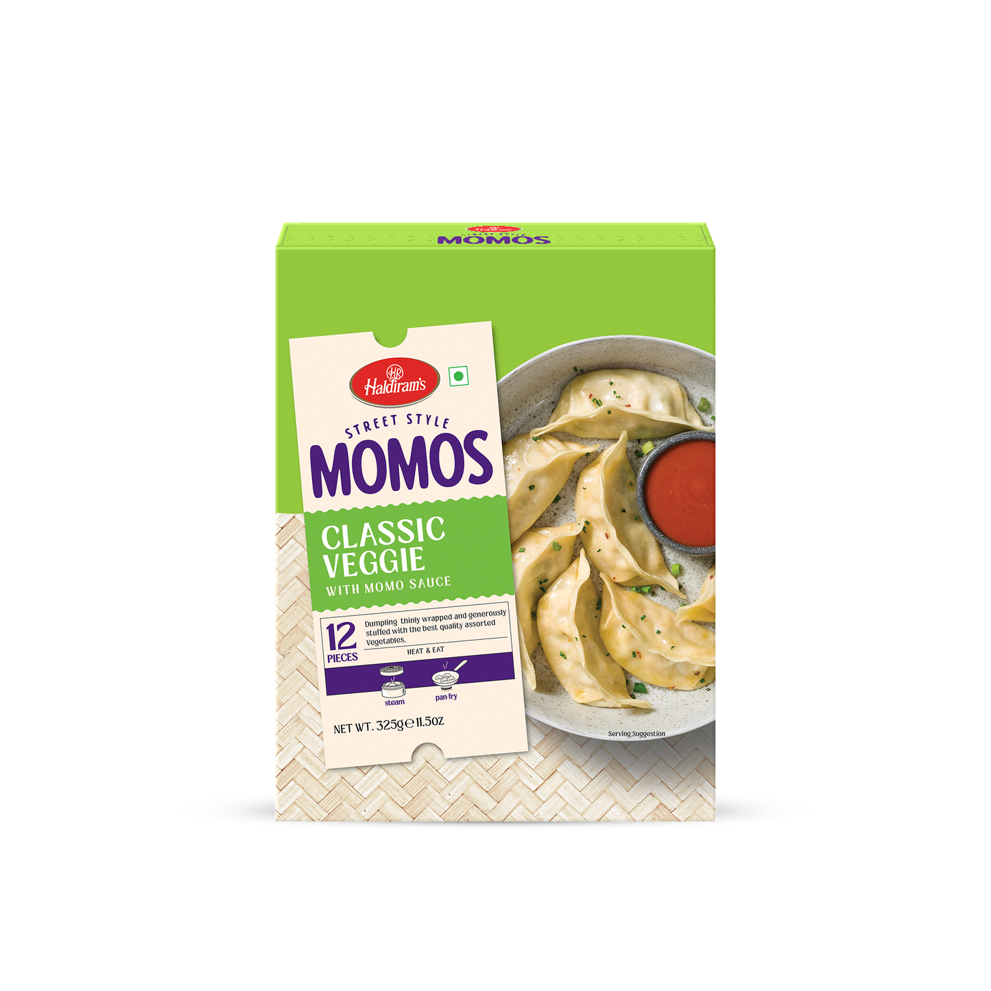 HALDIRAMS (DELHI) VEGGIE MOMOS 350G