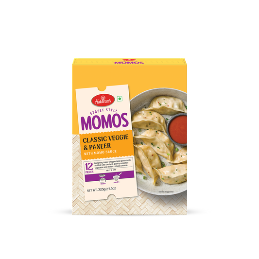 HALDIRAMS (DELHI) VEGGIE & PANEER MOMOS 350G