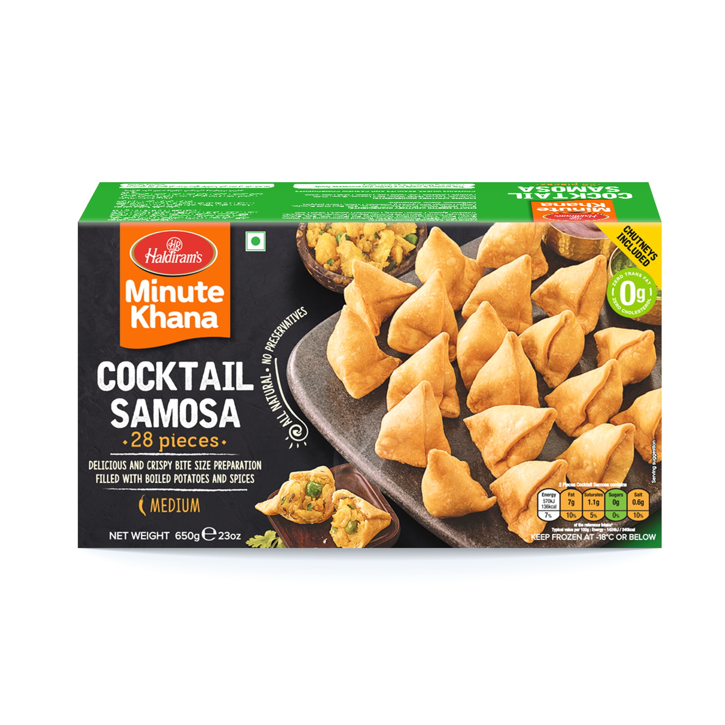 HALDIRAMS (DELHI) COCKTAIL SAMOSA 650G
