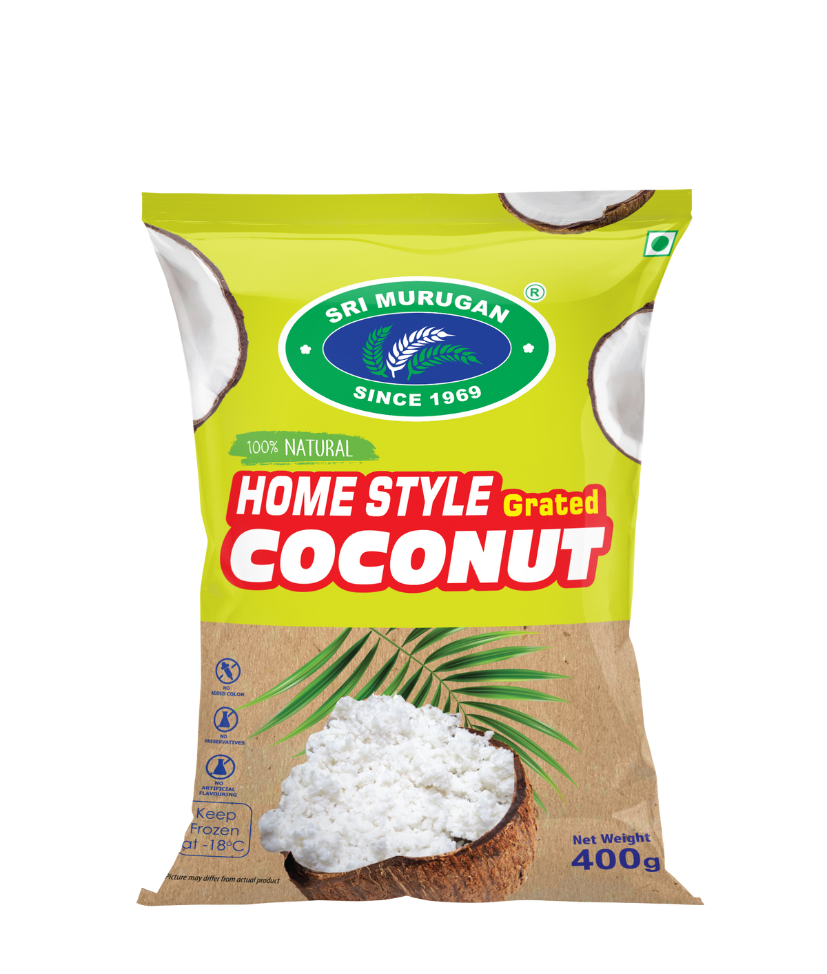 Sri Murugan Home Style Grated Coconut 400g