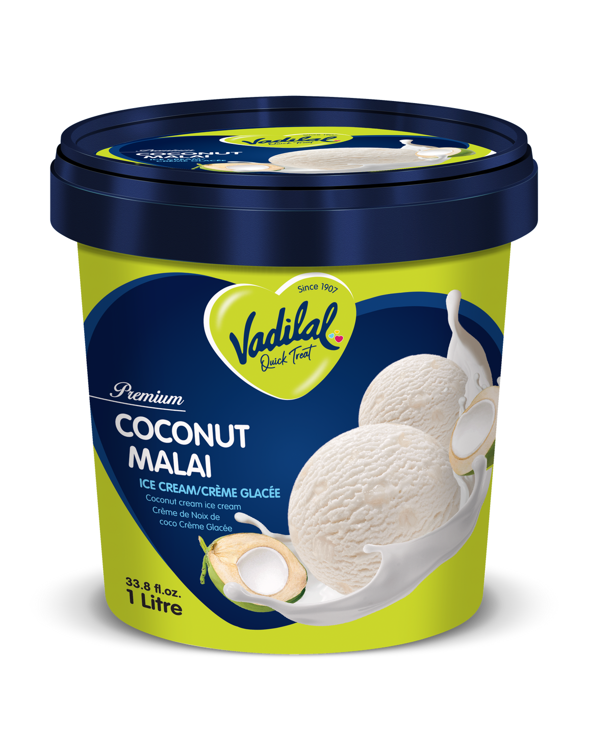 Vadilal Premium Coconut Malai Ice Cream