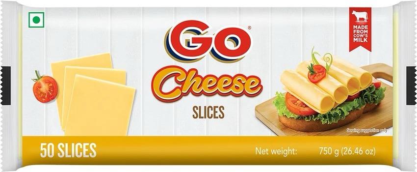GO Cheese Slices 750g
