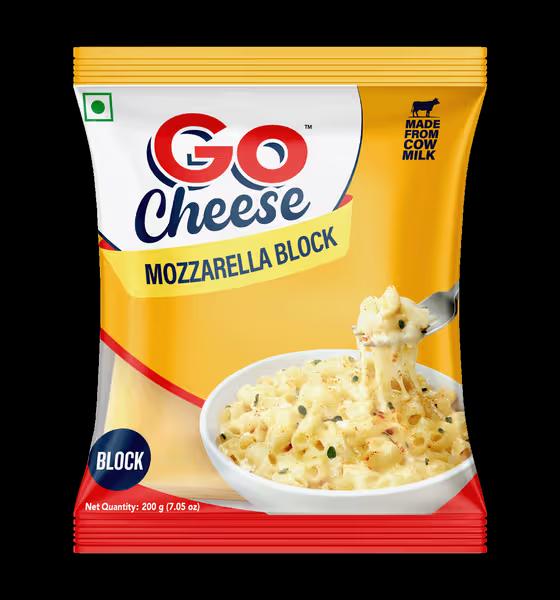 GO Cheese Mozzarella Block 200g