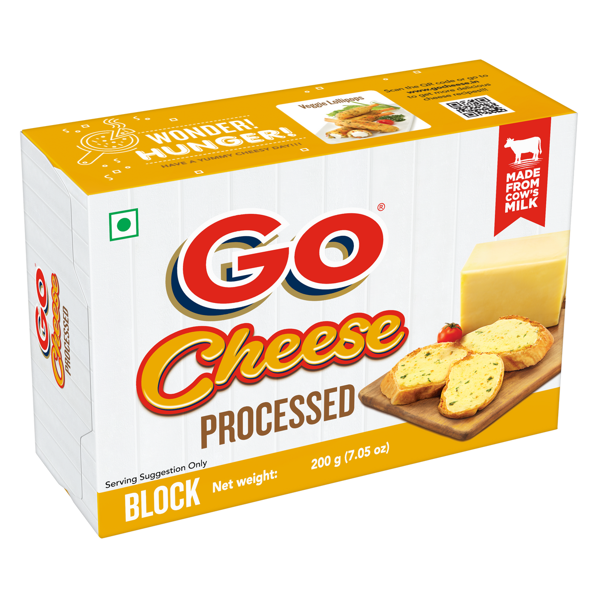 GO Cheese Processed Block 200g