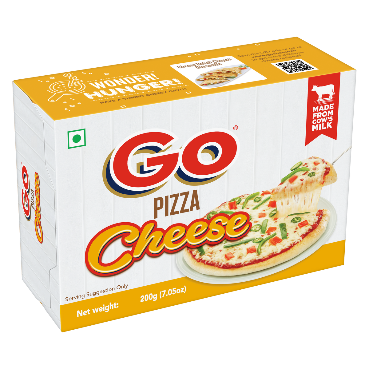 GO Pizza Cheese Block 200g
