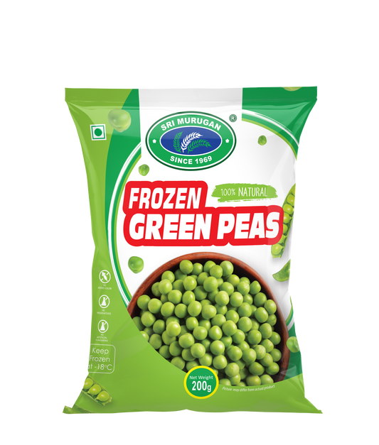 Sri Murugan Frozen Green Peas - 1kg