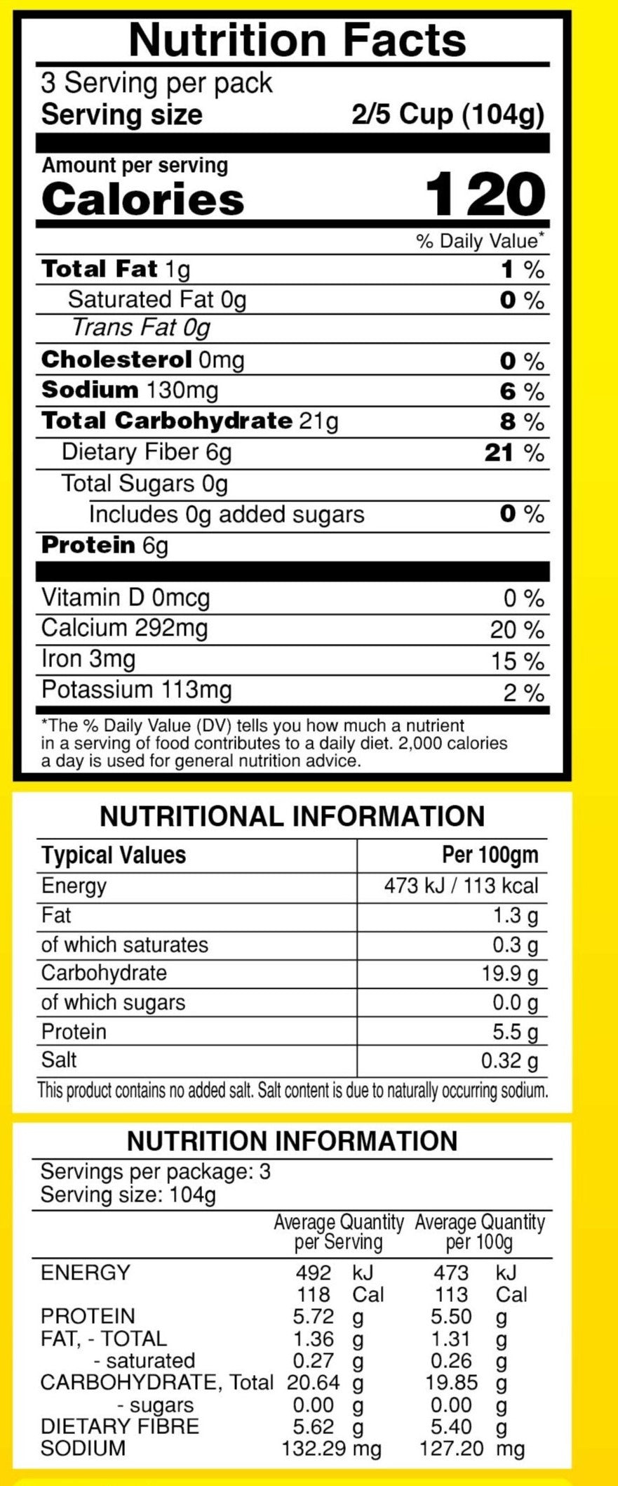 Vadilal Green Chana – 312g