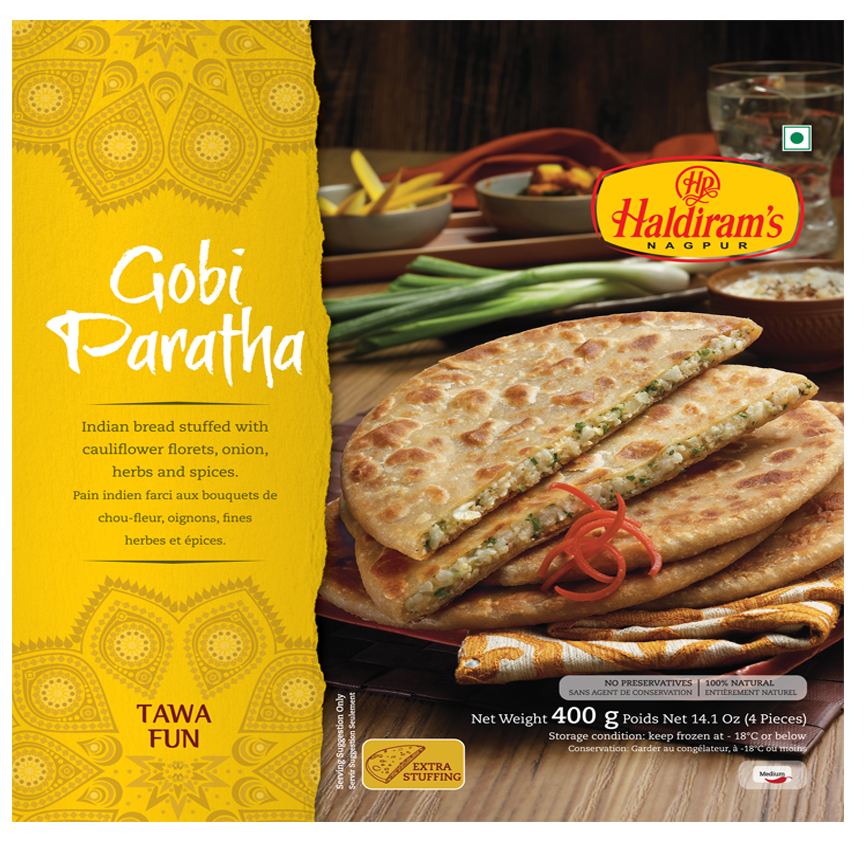 HALDIRAMS GOBI PARATHA 400G