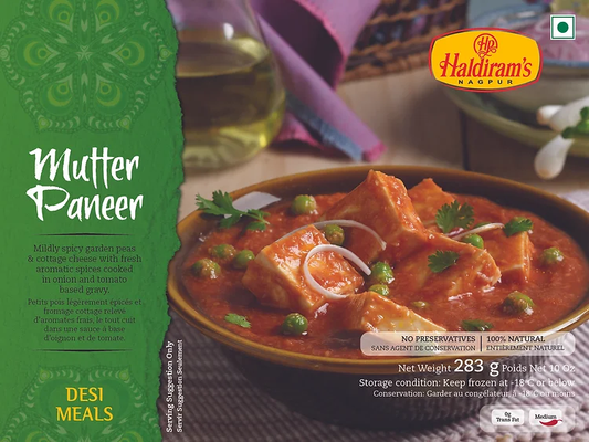 Haldiram's Mutter Paneer 283g