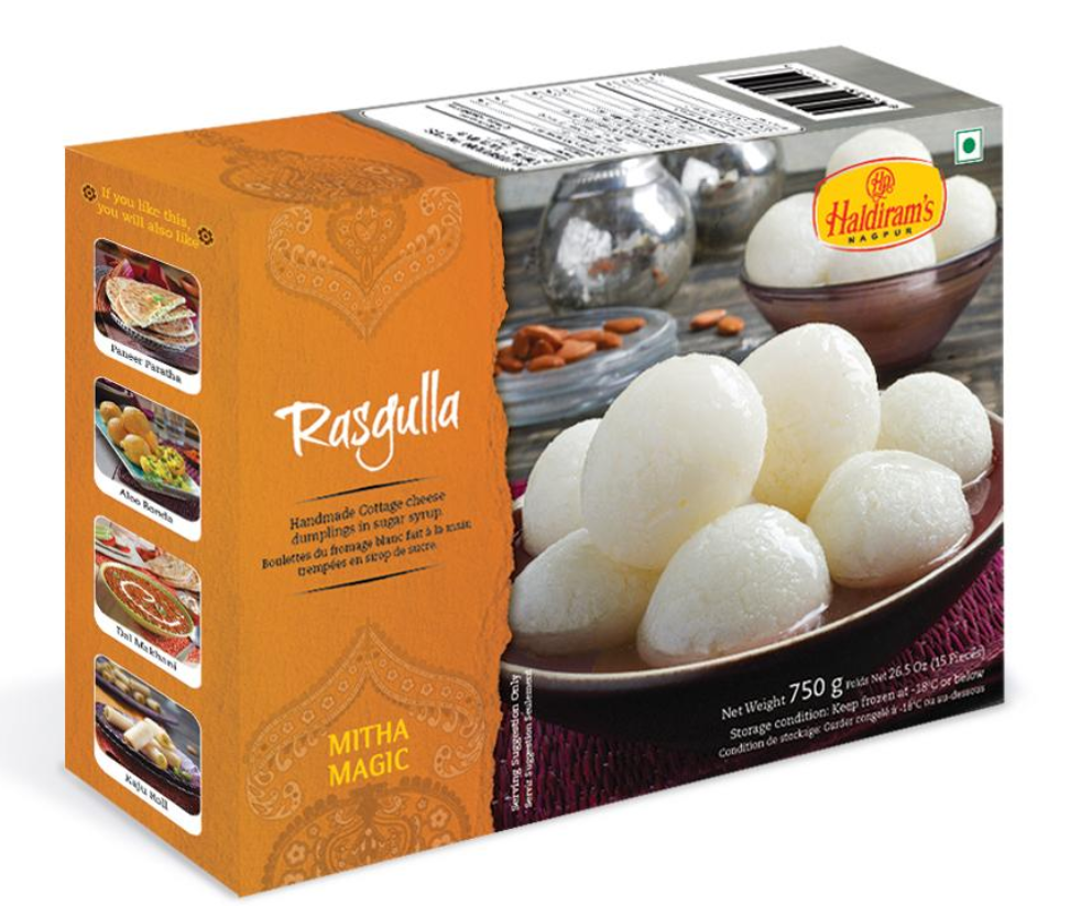 Haldiram's Rasgulla – 750g (12 Pieces)