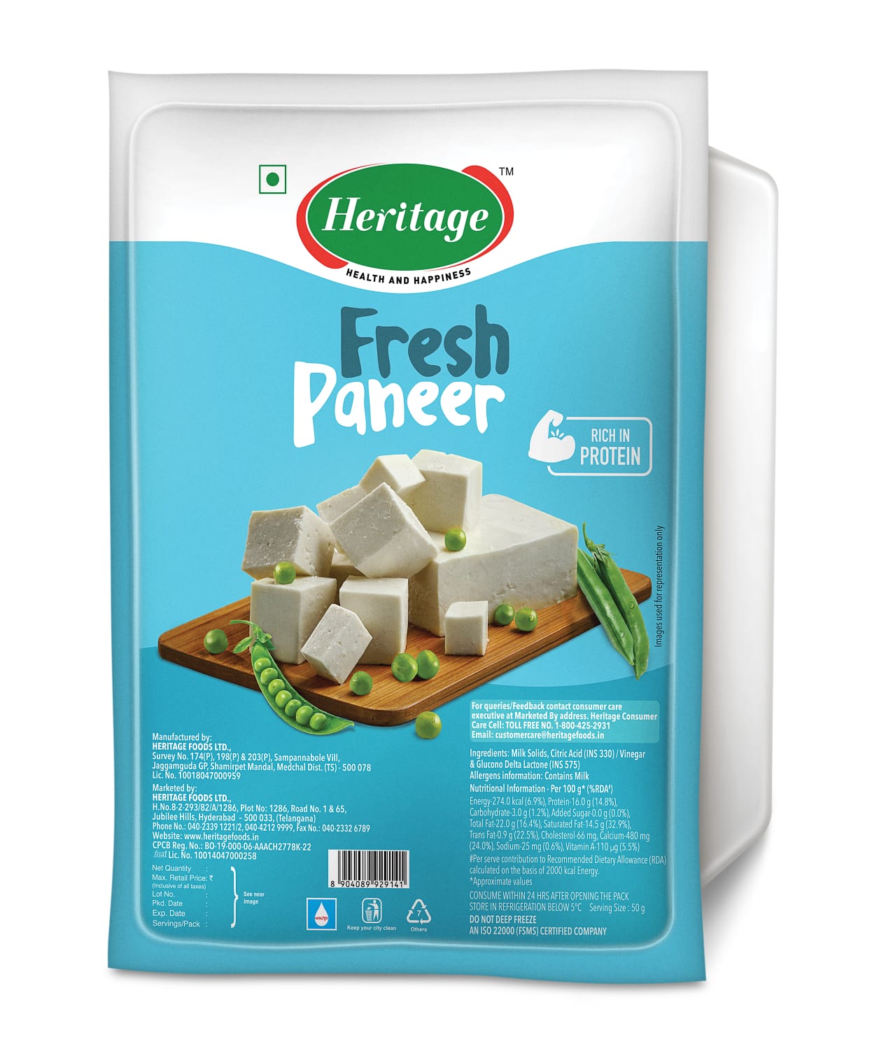 HERITAGE FRESH PANEER 200G