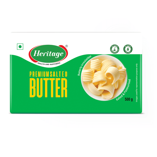 HERITAGE SALTED BUTTER 500G