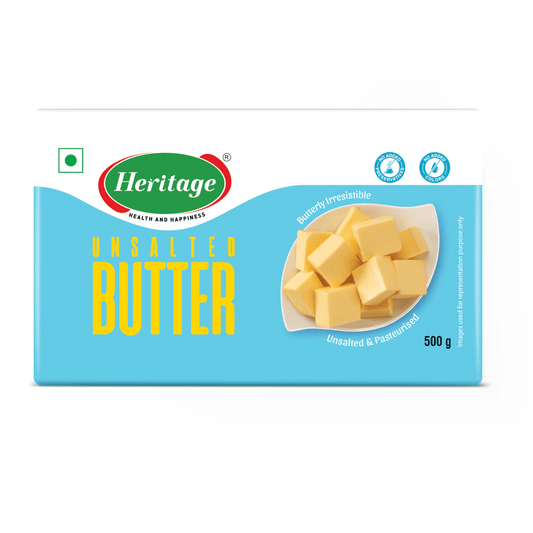 HERITAGE UNSALTED BUTTER 500G