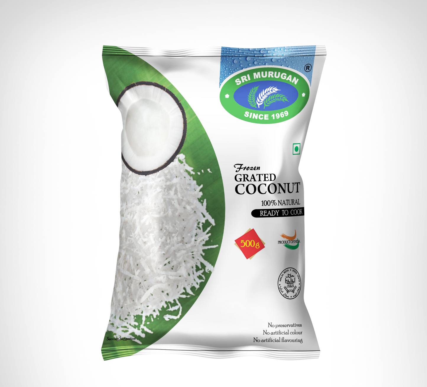 SRI MURUGAN GRATED COCONUT - 500G