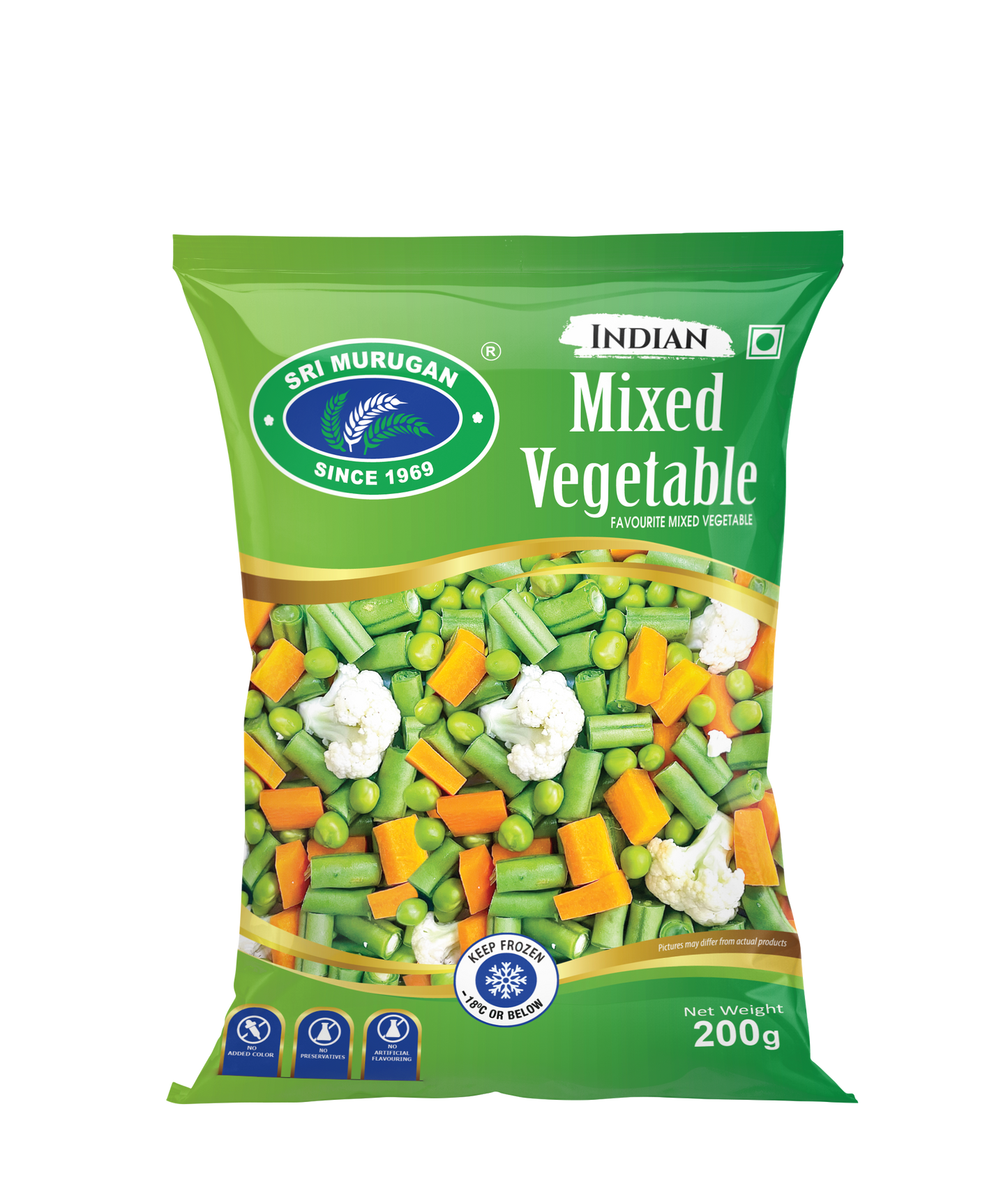 SRI MURUGAN MIXED VEGETABLE - 200G