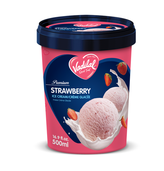 Vadilal Premium Strawberry Ice Cream