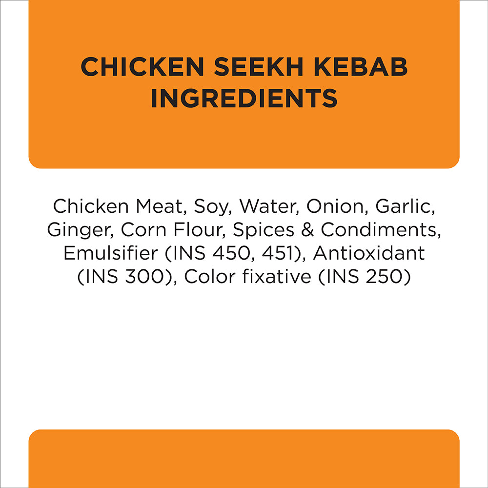 PRASUMA CHICKEN SEEKH KEBAB 500G