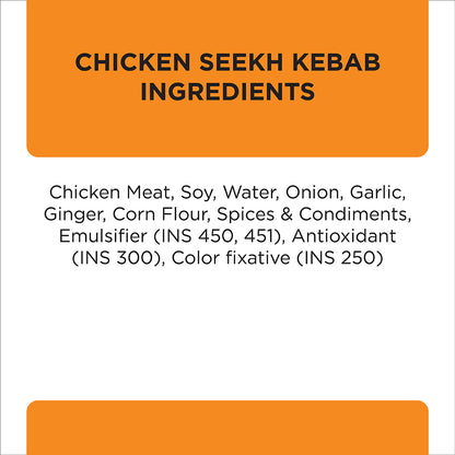 PRASUMA CHICKEN SEEKH KEBAB 500G